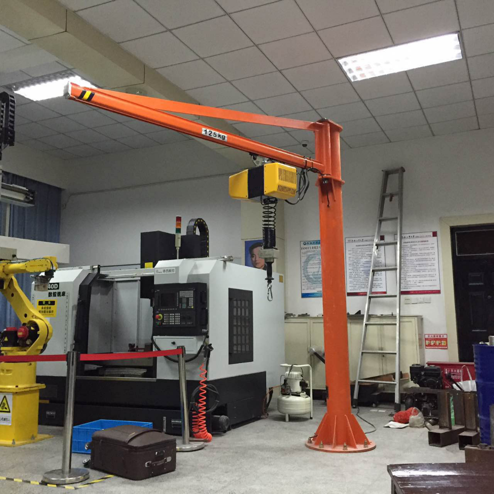 Free standing electric jib crane